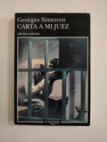 CARTA A MI JUEZ - GEORGES SIMENON