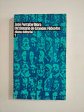 DICCIONARIO DE GRANDES FILOSOFOS 1 - JOSE FERRATER MORA
