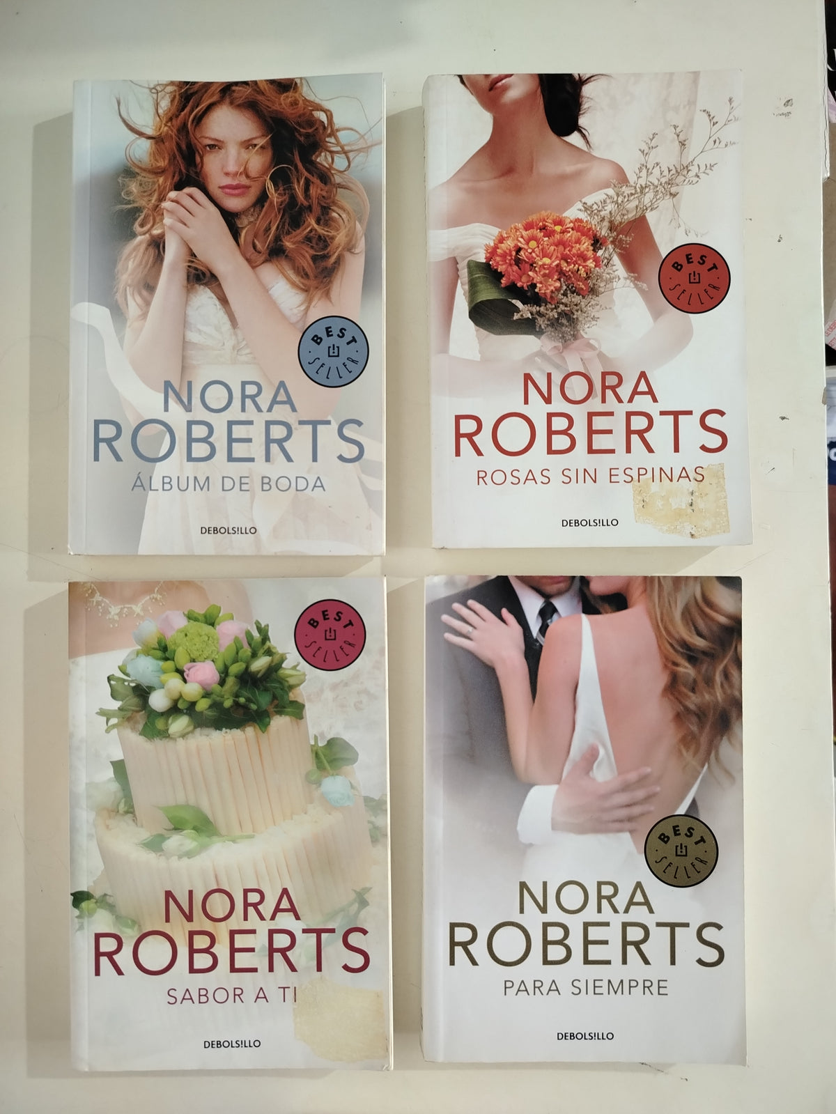 ALBUM DE BODA / ROSAS SIN ESPINAS / SABOR A TI / PARA SIEMPRE - NORA ROBERTS