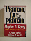 PRIMERO LO PRIMERO - STEPHEN R. COVEY