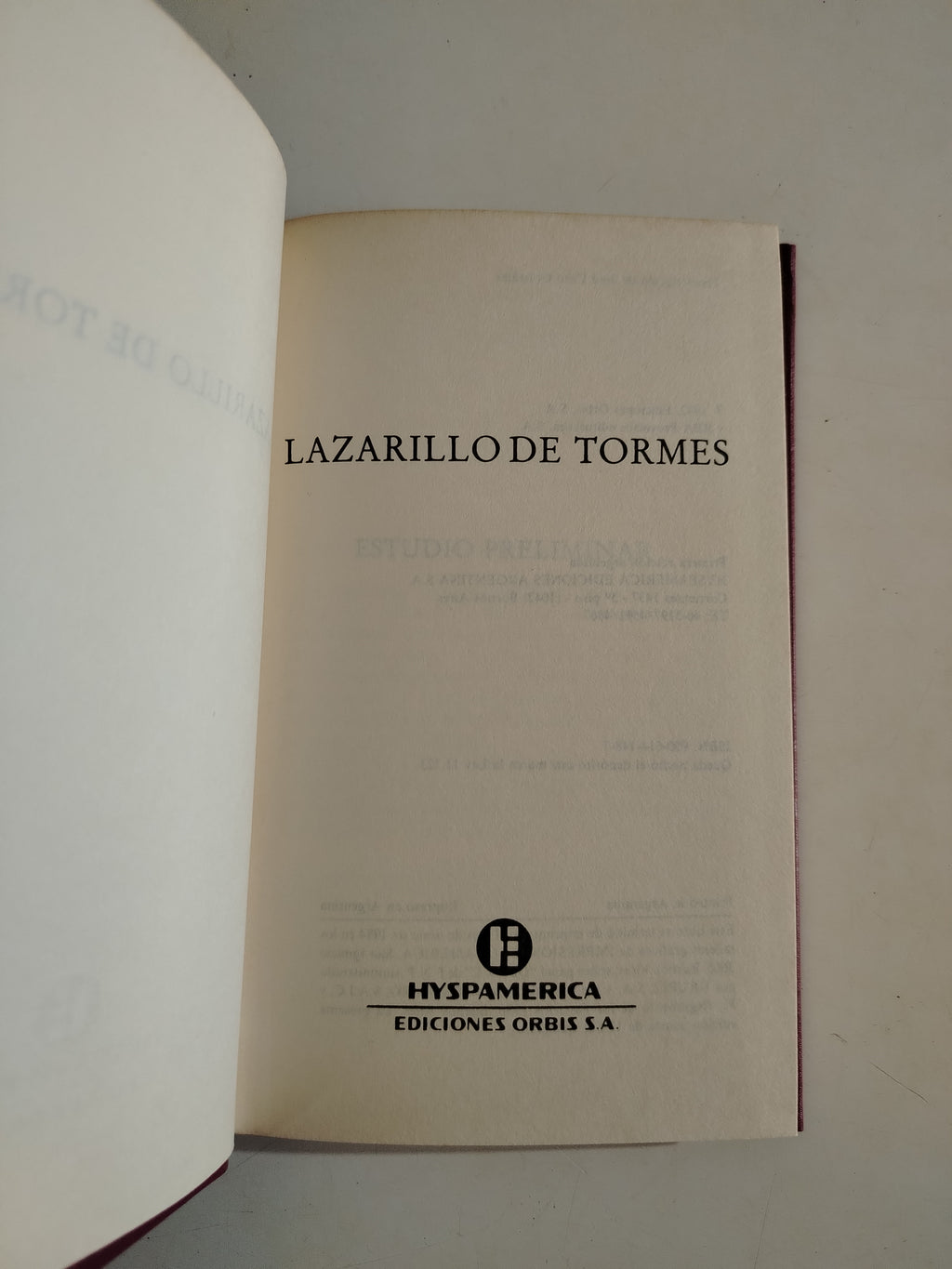 LAZARILLO DE TORMES - ANONIMO