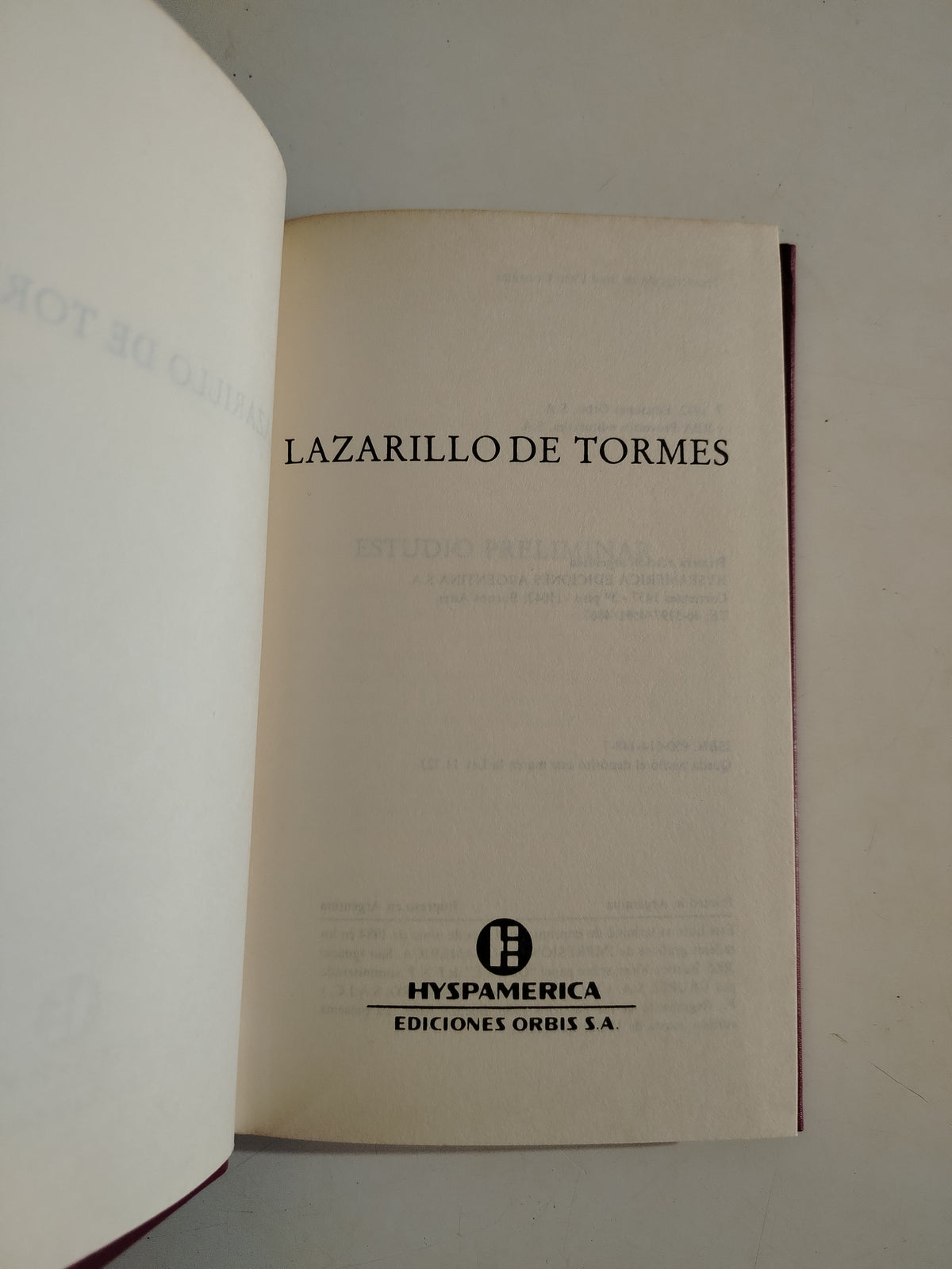 LAZARILLO DE TORMES - ANONIMO