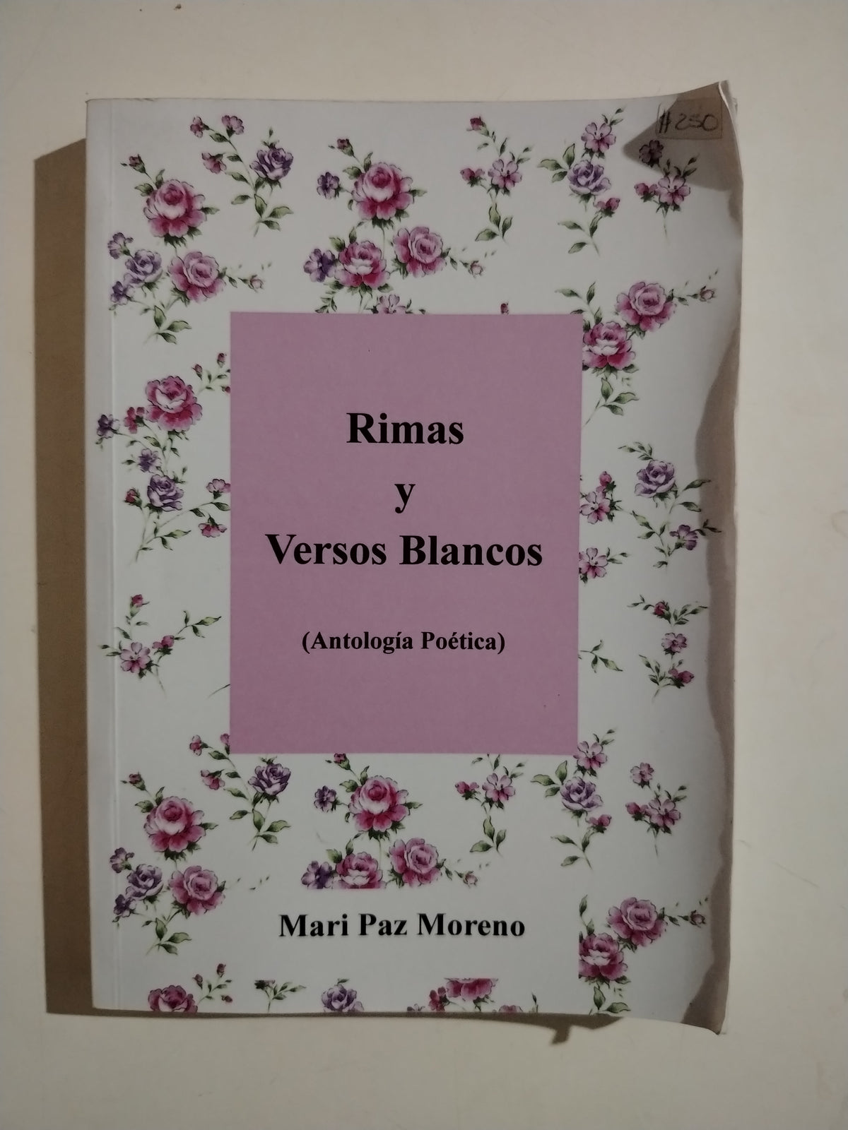 RIMAS Y VERSOS BLANCOS - MARI PAZ MORENO